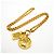 Collana Chanel placcata oro D'oro - vista 3