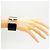 Bracciale Hermès Clic Clac TGM Nero Argento - vista 6