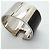 Bracciale Hermès Clic Clac TGM Nero Argento - vista 8
