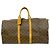 Louis Vuitton Monogram Keepall Bandoulière 55 Marrone