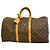 Borsa Boston Louis Vuitton Monogram Keepall 50 Marrone
