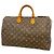 Borsa Louis Vuitton Monogram Speedy 40 Marrone