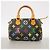 Borsa a mano Louis Vuitton Monogram Multicolor Mini Speedy Nero - vista 11