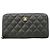 Cartera larga Chanel negra Negro