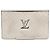 Louis Vuitton Tarjetero Plata Metálico