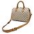 Borsa Louis Vuitton Speedy Bandouliere Marrone Beige - vista 2