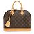 Louis Vuitton Monogram Canvas Alma PM Satchel Braun
