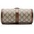 Custodia da viaggio per orologi Gucci GG Supreme Retro Marrone Beige - vista 3