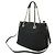 Borsa a tracolla con catena Prada Tessuto Nero - vista 2
