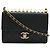 Chanel Borsa a tracolla Matelassé con catena Nero