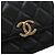 Borsa Mini Chain Chanel Nero - vista 4