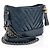 Chanel Chevron Aged Calfskin Gabrielle Small Hobo Blu - vista 2