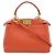 Borsa a tracolla Fendi Mini Peekaboo Rosa