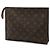 Louis Vuitton Poche Toilette 26 Castaño - vista 2