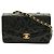 Borsa a tracolla Chanel Diana Matelassé Nero