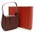 Borsa a tracolla Cartier in pelle marrone - vista 9