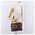 Céline CELINE Macadam Canvas Circle Shoulder Bag PVC Leather Brown Gold - vista 23