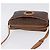 Céline CELINE Macadam Canvas Circle Shoulder Bag PVC Leather Brown Gold - vista 6