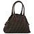 FENDI Zucca Canvas Hand Bag Brown 8BN157
