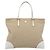 PRADA Tote Bag Canvas Beige Silver - vista 2