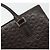Céline CELINE C Macadam Canvas Hand Bag Leather Dark Brown Gold - vista 14