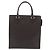 Céline CELINE C Macadam Canvas Hand Bag Leather Dark Brown Gold - vista 2