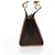 Céline CELINE Macadam Canvas Hand Bag PVC Leather Brown Gold - vista 5