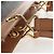 Céline CELINE Macadam Canvas Hand Bag PVC Leather Brown Gold - vista 9