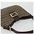 FENDI Zucchino Canvas Hand Bag Beige Gold - vista 6