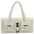 CHANEL Hand Bag Leather White Silver CC - view 2