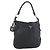 PRADA Shoulder Bag Leather Black Silver