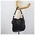 PRADA Shoulder Bag Leather Black Silver - vista 23