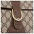 GUCCI GG Supreme Shoulder Bag PVC Leather Beige Gold Tone - vista 14