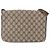 GUCCI GG Supreme Shoulder Bag PVC Leather Beige Gold Tone - vista 3