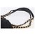 PRADA Chain Shoulder Tote Bag Nylon Black Gold - vista 8