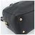 PRADA Hand Bag Leather Black Gold Tone - vista 13