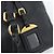 PRADA Hand Bag Leather Black Gold Tone - vista 15