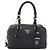 PRADA Hand Bag Leather Black Gold Tone - vista 2