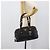 PRADA Hand Bag Leather Black Gold Tone - vista 26