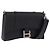 BALENCIAGA Downtown Shoulder Bag Leather Black Silver 736471