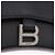 BALENCIAGA Downtown Shoulder Bag Leather Black Silver 736471 - vista 15