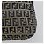 FENDI Zucchino Canvas Mamma Baguette Shoulder Bag Navy Silver - vista 14