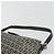 FENDI Zucchino Canvas Mamma Baguette Shoulder Bag Navy Silver - vista 8