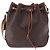 Céline CELINE Macadam Canvas Shoulder Bag PVC Leather Brown Gold - vista 2