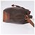 Céline CELINE Macadam Canvas Shoulder Bag PVC Leather Brown Gold - vista 4