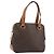 Céline CELINE Macadam Canvas Hand Bag PVC Leather Brown Gold