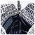FENDI Zucchino Canvas Mamma Baguette Shoulder Bag Navy Silver - vista 19