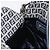 FENDI Zucchino Canvas Mamma Baguette Shoulder Bag Navy Silver - vista 20