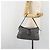 FENDI Zucchino Canvas Mamma Baguette Shoulder Bag Navy Silver - vista 24