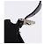 FENDI Mamma Baguette Shoulder Bag Cotton jersey Black Silver - vista 14